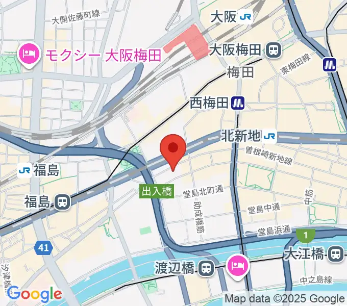 大阪ビジュアルアーツ・アカデミーの地図