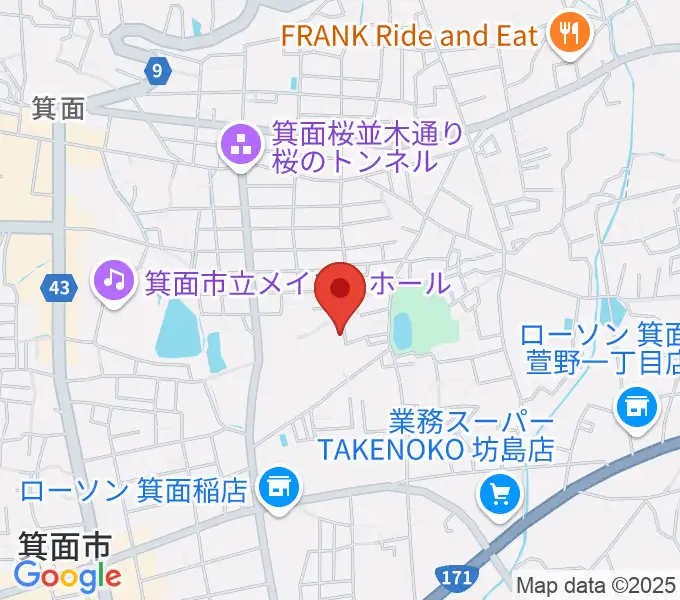 ニーモック音楽教室の地図