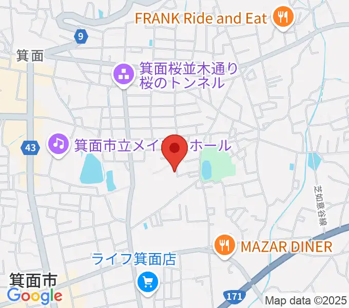 ニーモック音楽教室の地図
