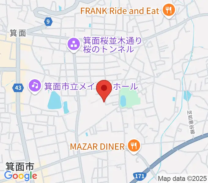 ニーモック音楽教室の地図