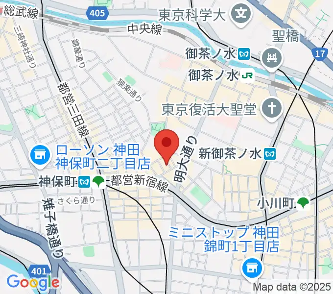音楽教室ポレットの地図