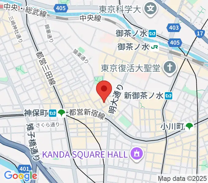 音楽教室ポレットの地図