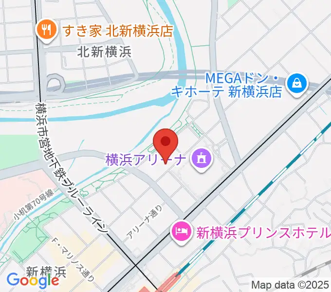 横浜デジタルアーツ専門学校の地図