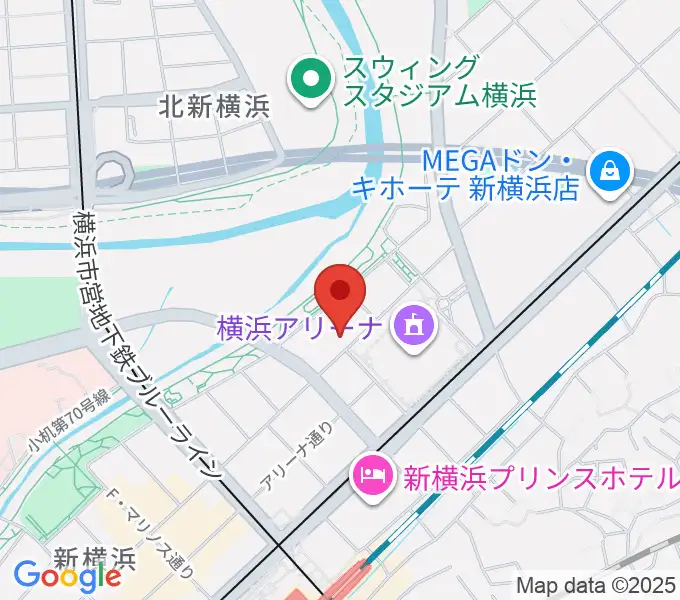 横浜デジタルアーツ専門学校の地図