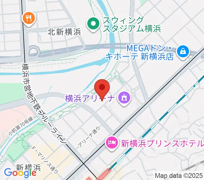 横浜デジタルアーツ専門学校の地図