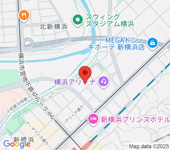 横浜デジタルアーツ専門学校の地図
