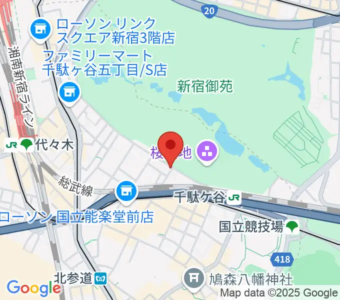 MAGICO音楽教室の地図