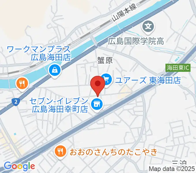 アトリエBの地図
