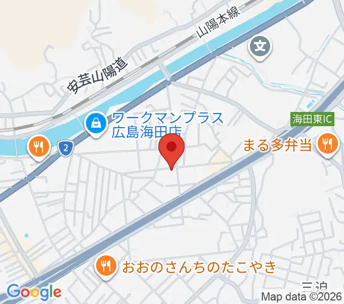アトリエBの地図
