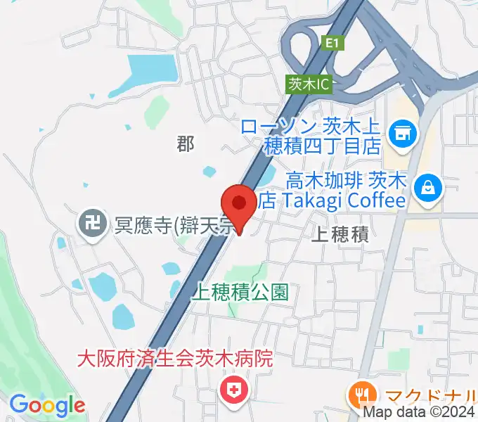 クレール音楽教室の地図