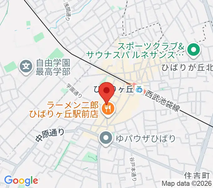 佐藤美保子ピアノ音楽教室の地図