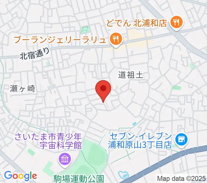 ジャズピアノ教室Side by Sideの地図