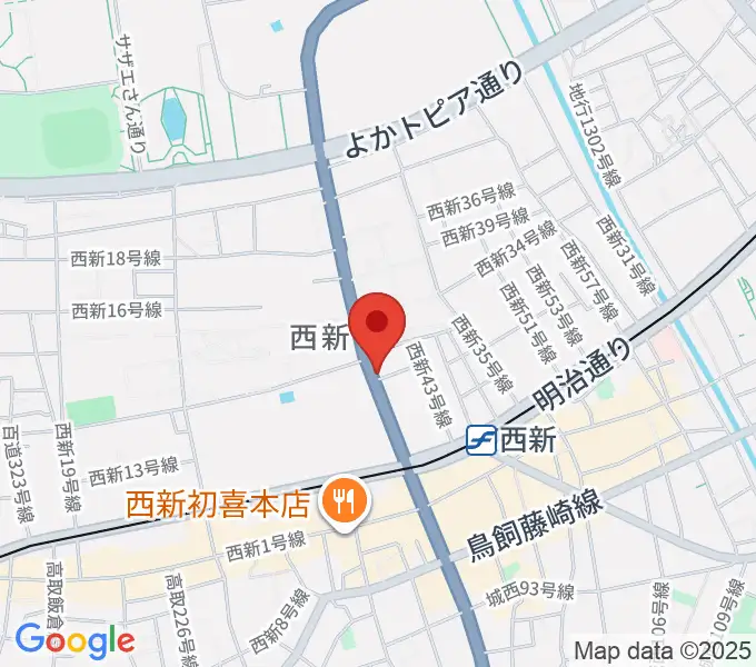 音楽教室ソウルミーティングの地図