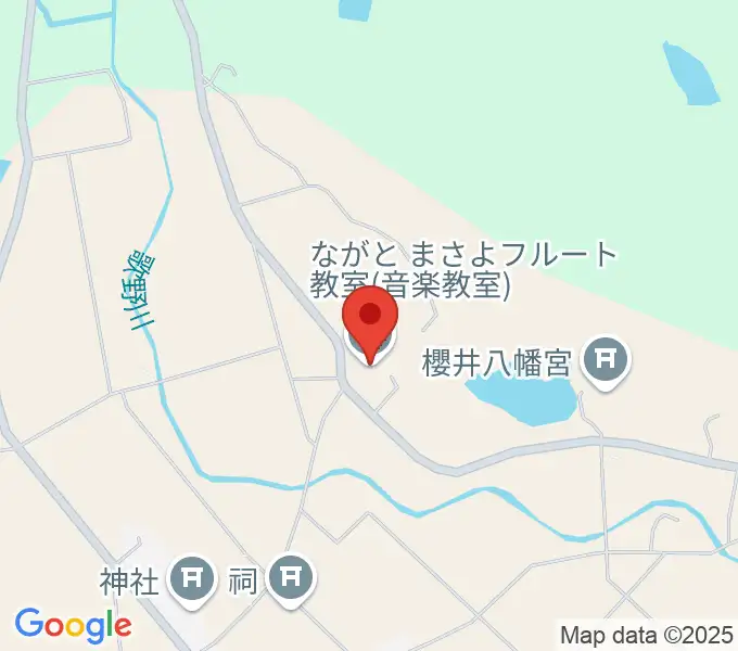 ながとまさよフルート教室の地図
