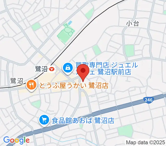 フルート教室ファルベの地図