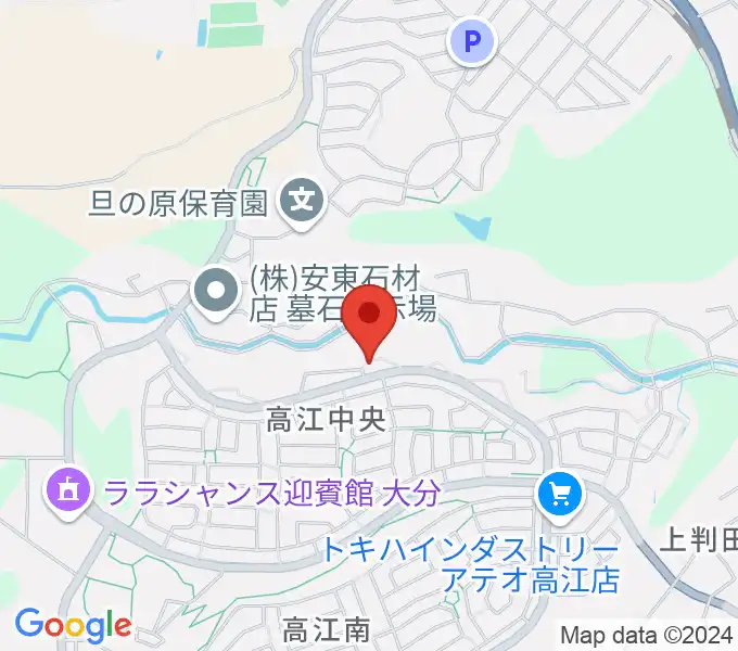 はやしだピアノアトリエの地図