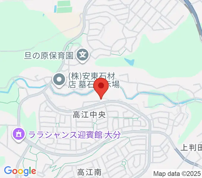 はやしだピアノアトリエの地図