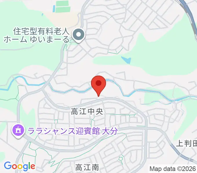 はやしだピアノアトリエの地図