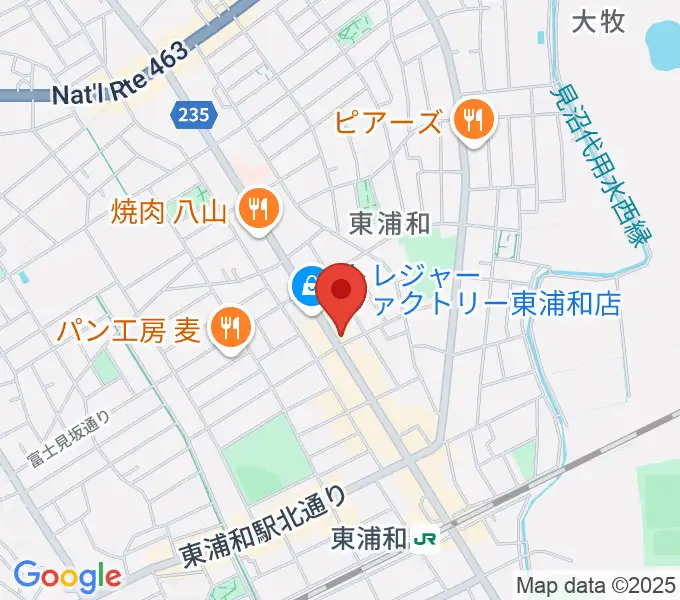 音楽教室Tutti Music東浦和教室の地図