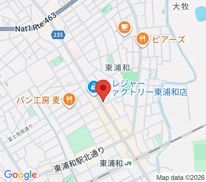 音楽教室Tutti Musicの地図