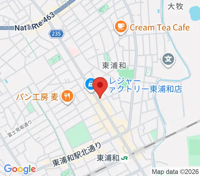 音楽教室Tutti Musicの地図