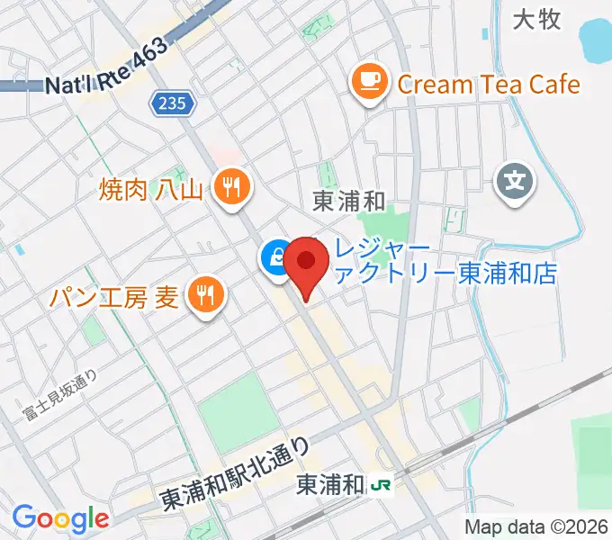 音楽教室Tutti Musicの地図