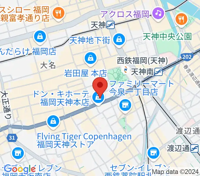 フレヴォ・リベルテ福岡の地図