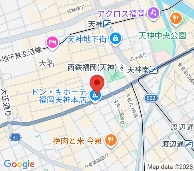 フレヴォ・リベルテ福岡の地図