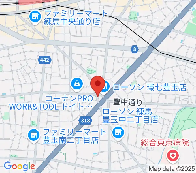 Music Studio Mの地図