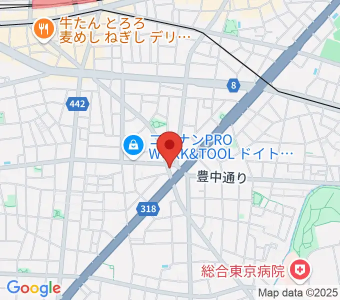 Music Studio Mの地図