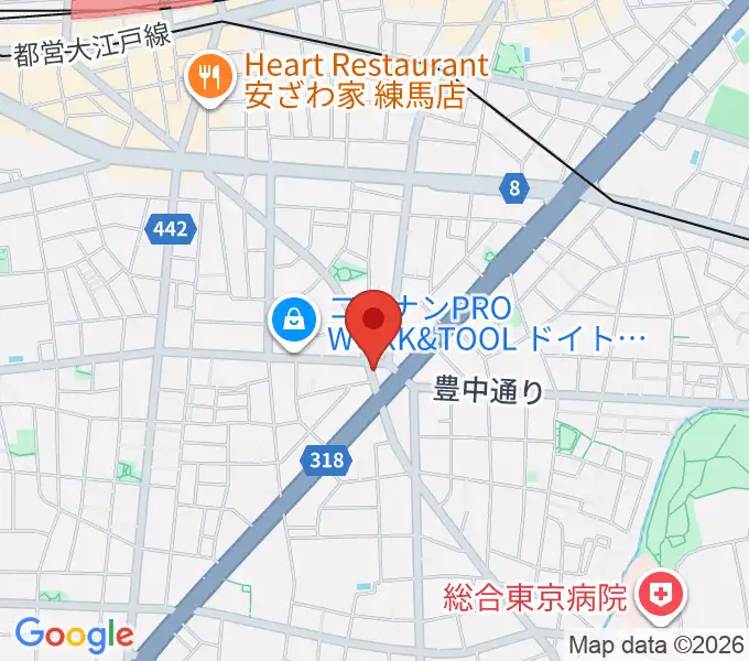 Music Studio Mの地図