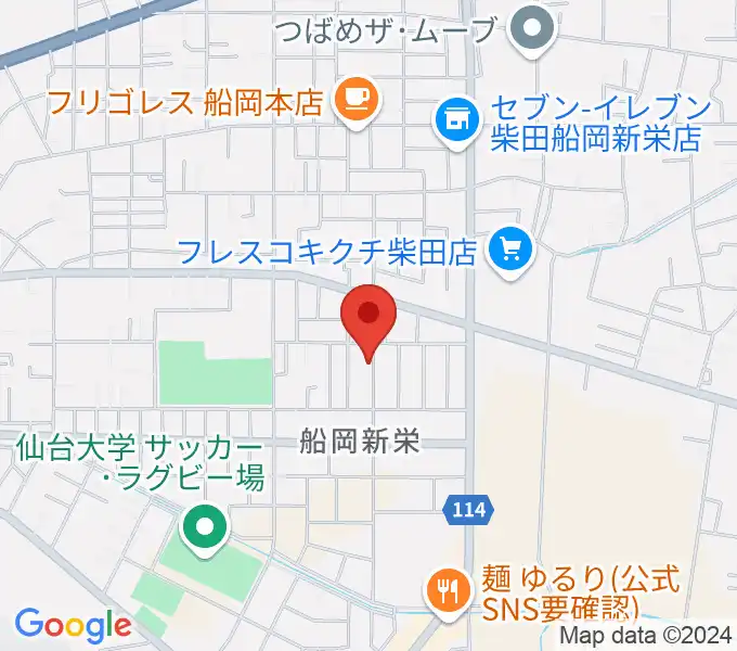 Megumi music schoolの地図