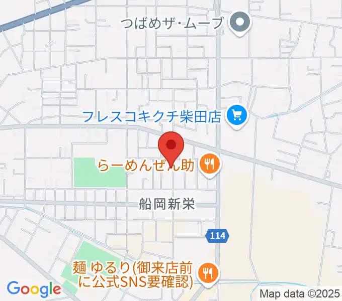 Megumi music schoolの地図