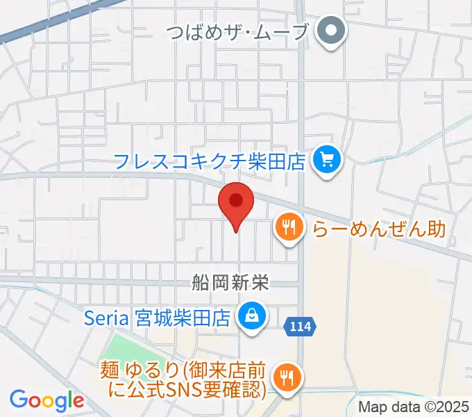 Megumi music schoolの地図