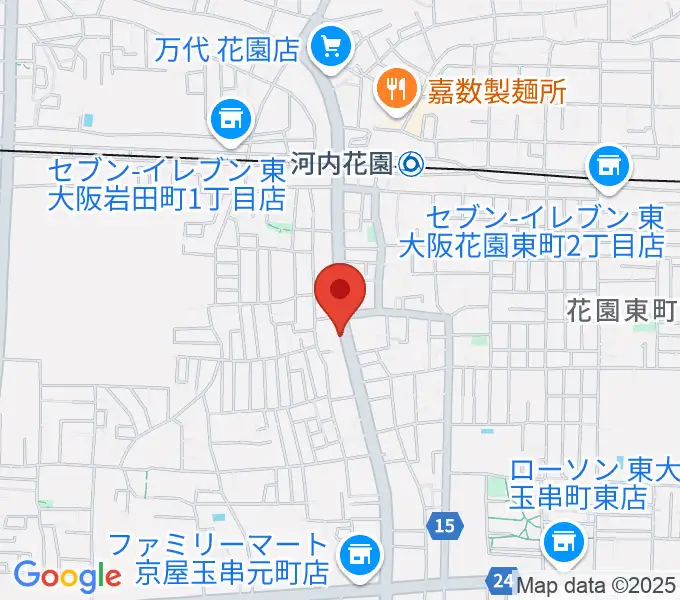 東大阪音楽学院の地図