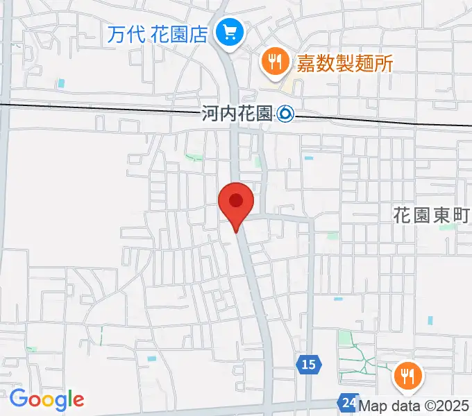 東大阪音楽学院の地図
