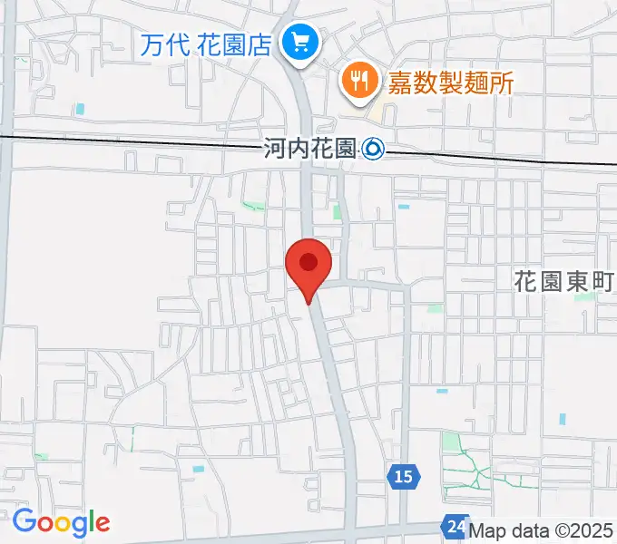 東大阪音楽学院の地図