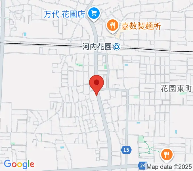 東大阪音楽学院の地図