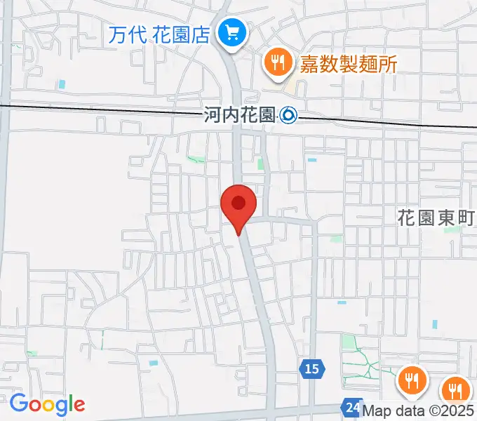 東大阪音楽学院の地図