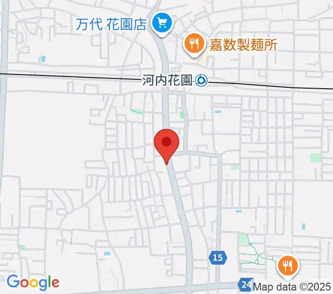 東大阪音楽学院の地図
