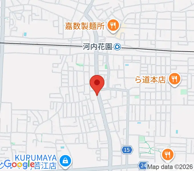 東大阪音楽学院の地図