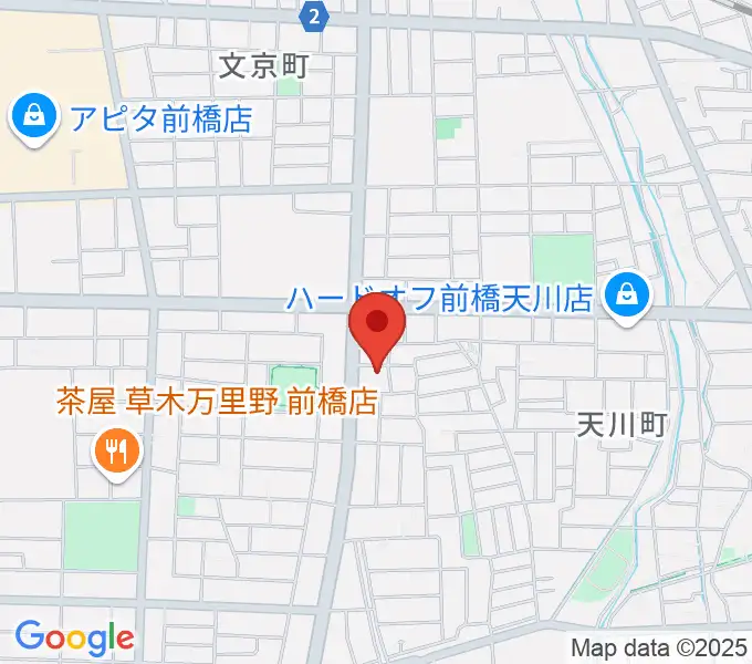 バップ・ジャズ・スクールの地図