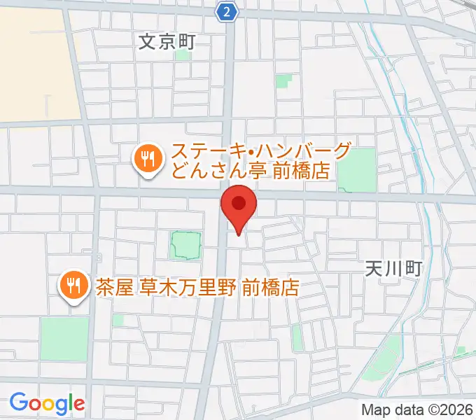 バップ・ジャズ・スクールの地図