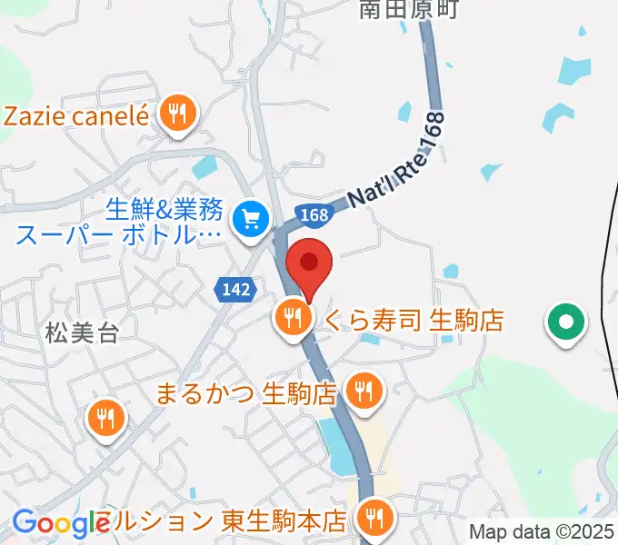 倭（しづ）の会音楽教室の地図