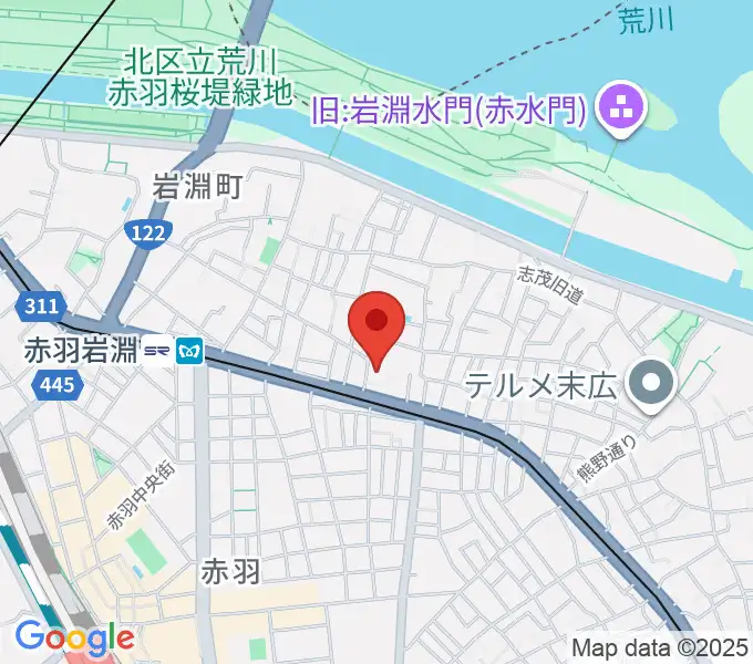 エコール・ド・ピアノの地図