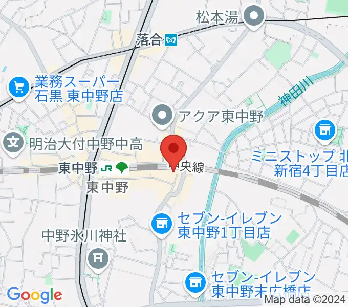 ボイストレーニング・レイクラブの地図