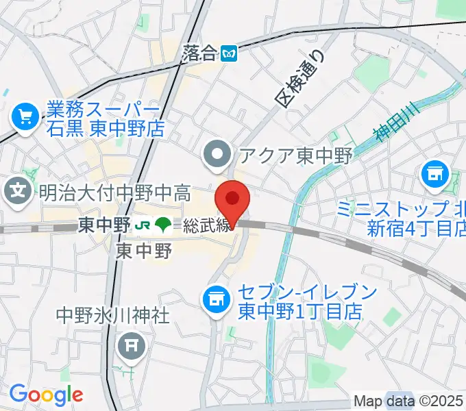 ボイストレーニング・レイクラブの地図