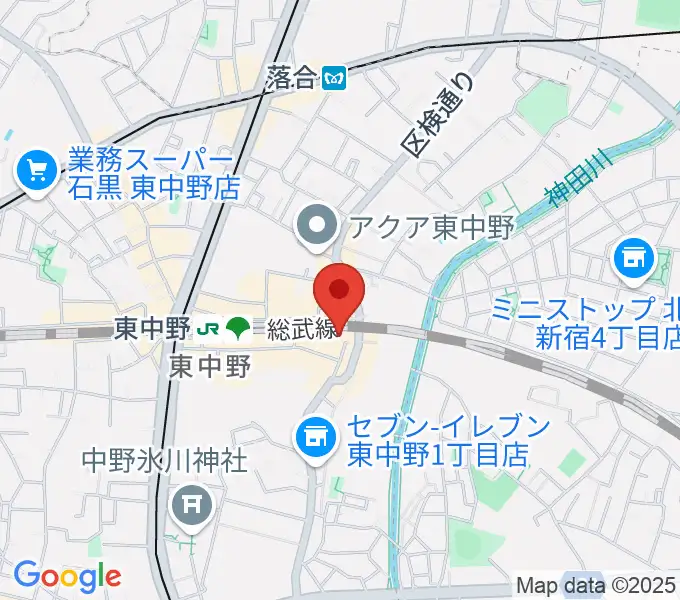 ボイストレーニング・レイクラブの地図