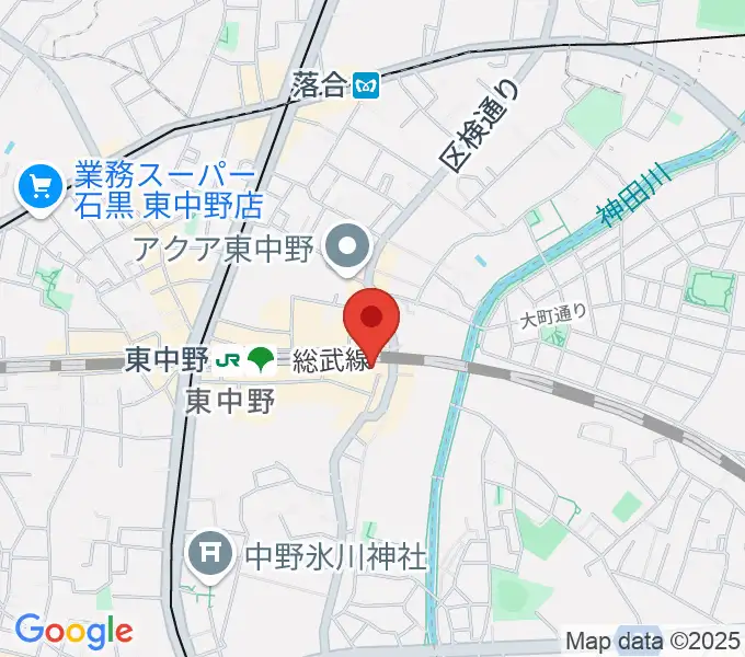 ボイストレーニング・レイクラブの地図