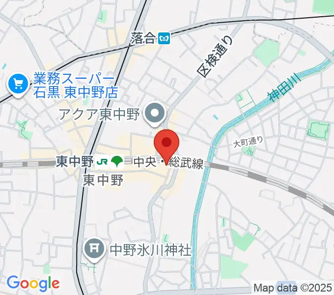 ボイストレーニング・レイクラブの地図